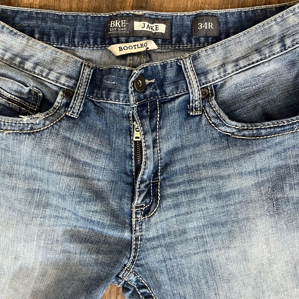 Men’s Bke Brand Boot Cut Jeans, Size 34R